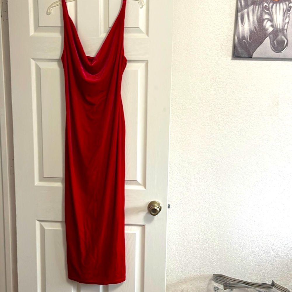 Velvet dress from Paris